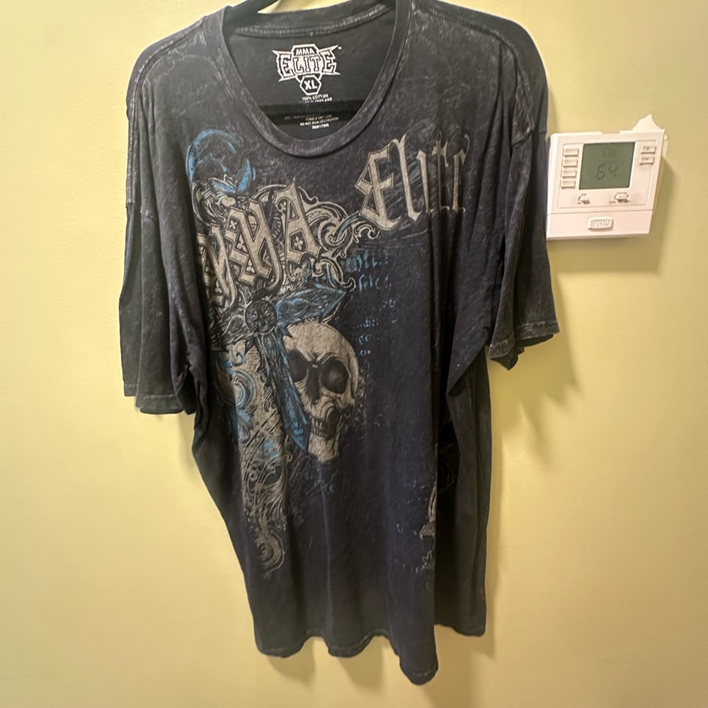 MMA ELITE Men's Black Graphic Tee